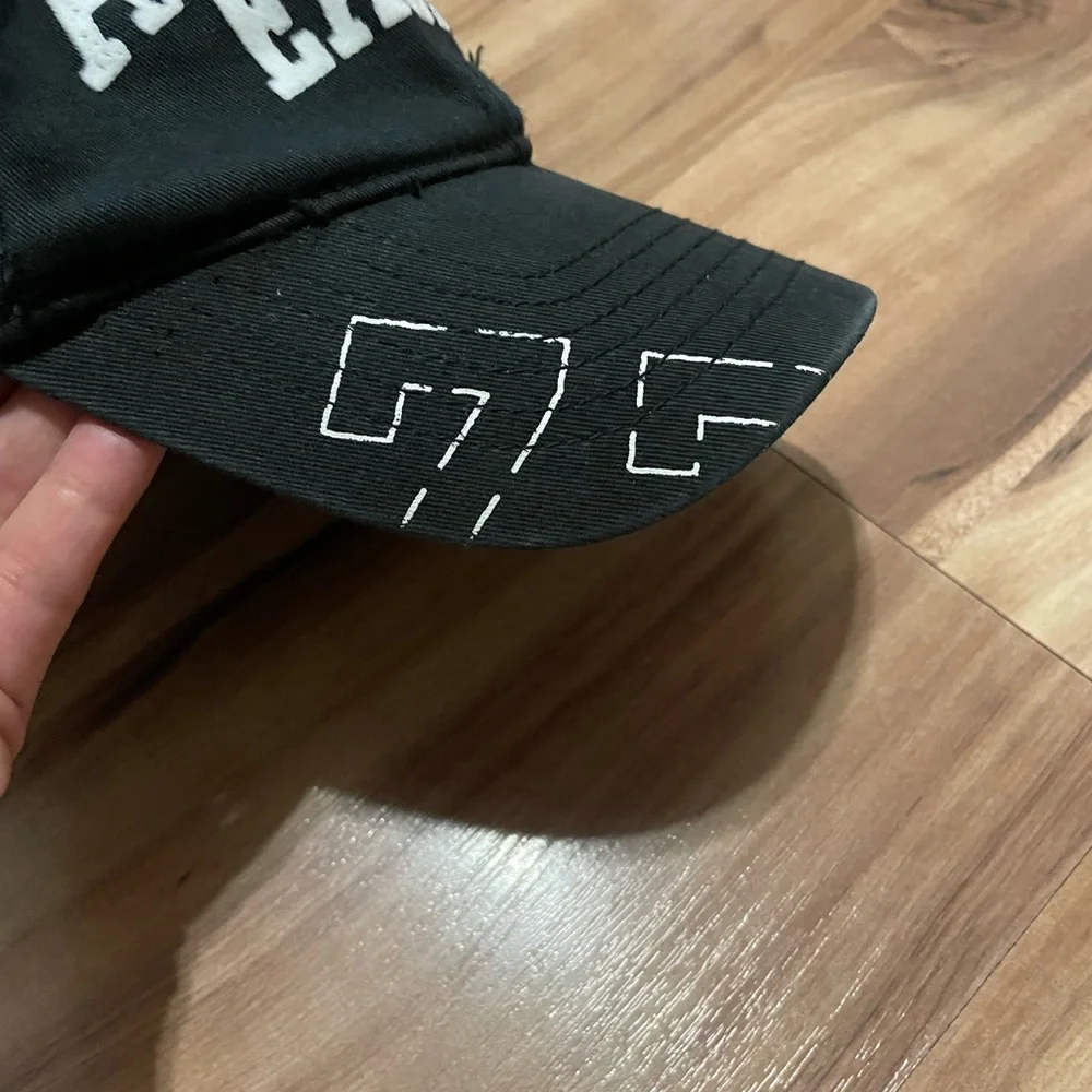 Y2K American Eagle Outfitters Black Cap - Picture 3 of 8